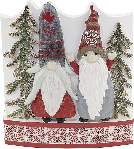 Miniatura 3 de Avanti Linens - Soporte para cepillos de dientes, esenciales de baño de resina, decoraciones navideñas ideales (colección de gnomos navideños)