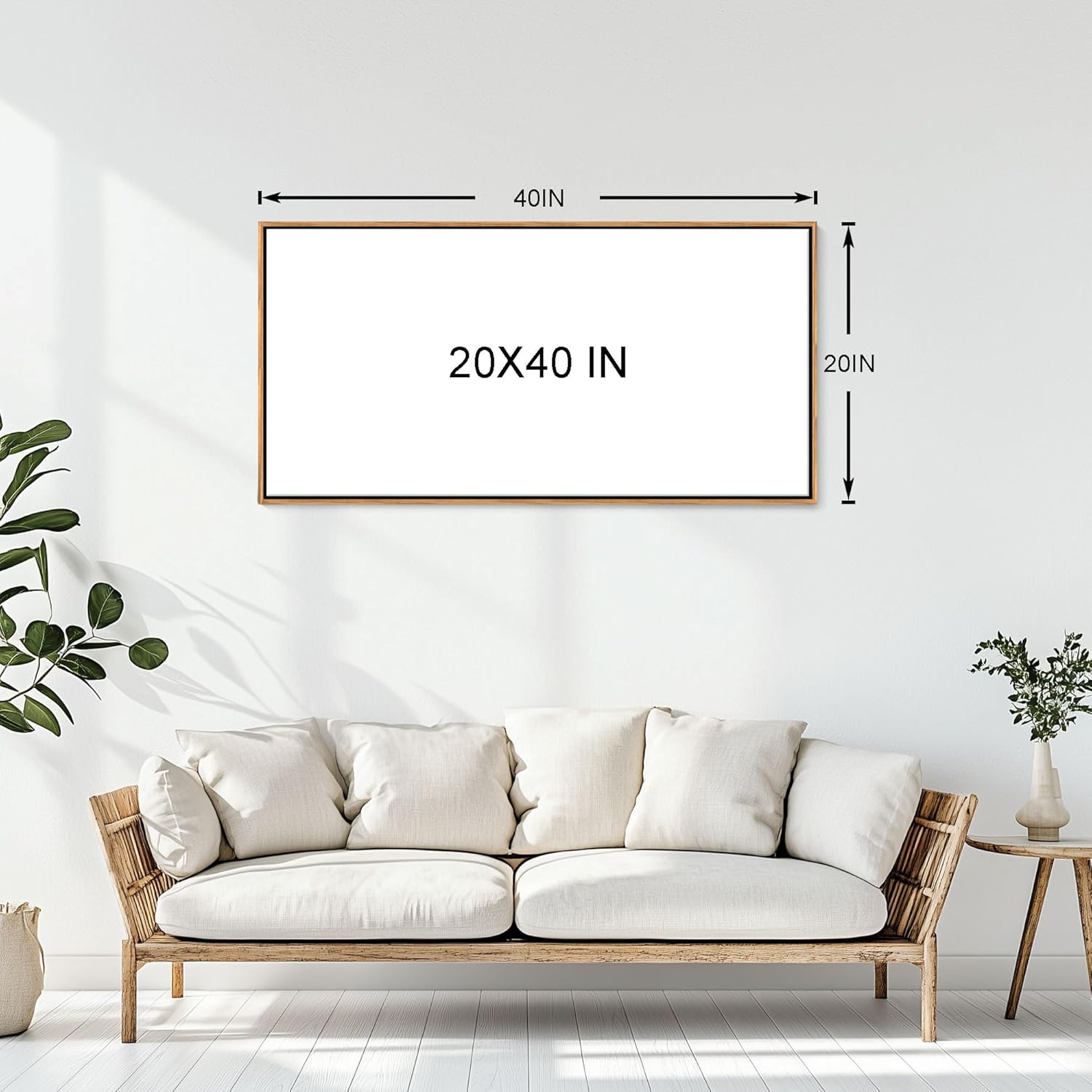 YCPRIMER Mountain Wall Art Framed Canvas Wall Art Nature Forest Wall Decor Rustic Farmhouse Wall Painting Moon Art for Living Room Bedroom Dining Room Large