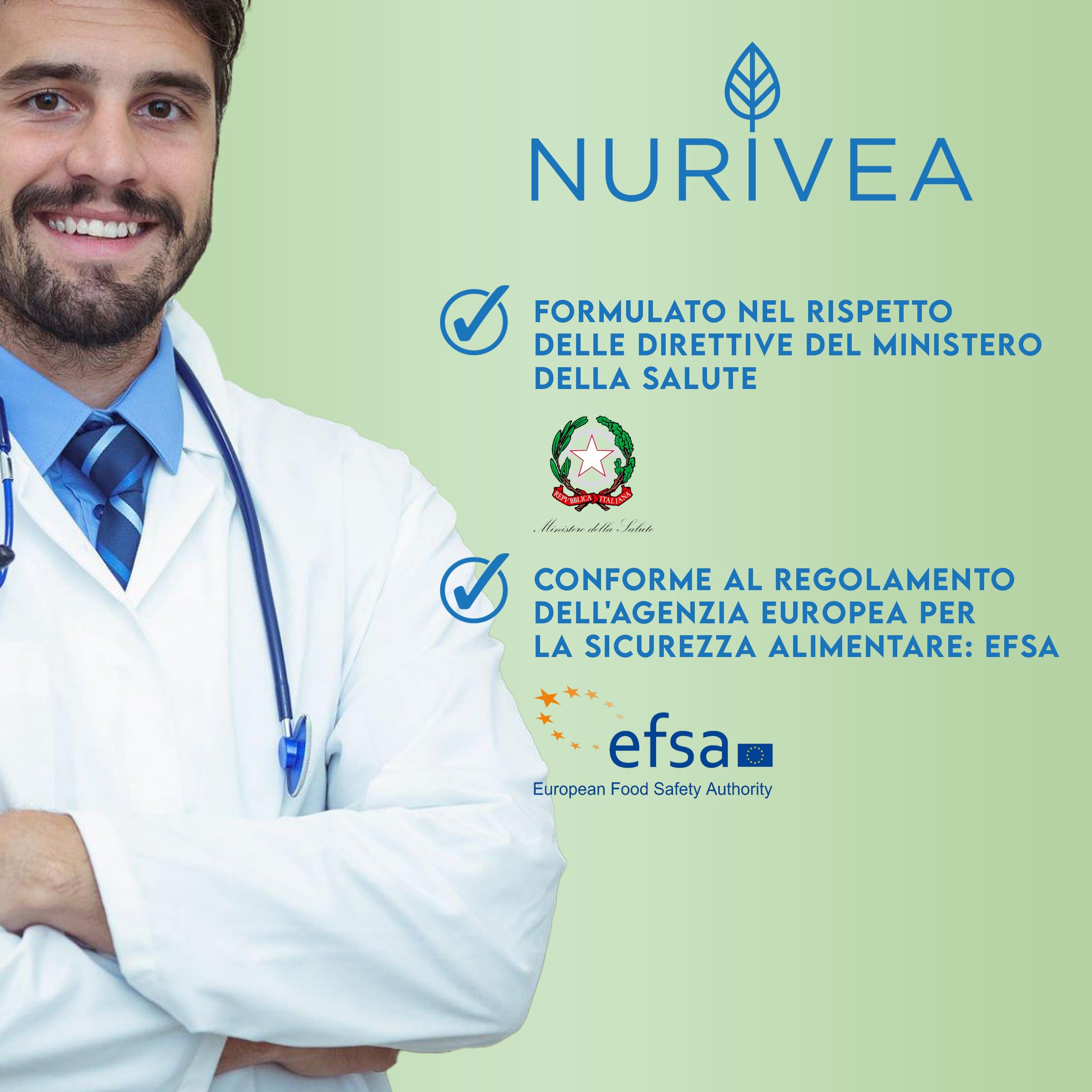 NURIVEA Serenoa Repens per la Prostata Integratori Saw Palmetto 360 Mg con Zinco Estratto di Ortica Epilobio Semi di Zucca 120 Compresse Made in Italy