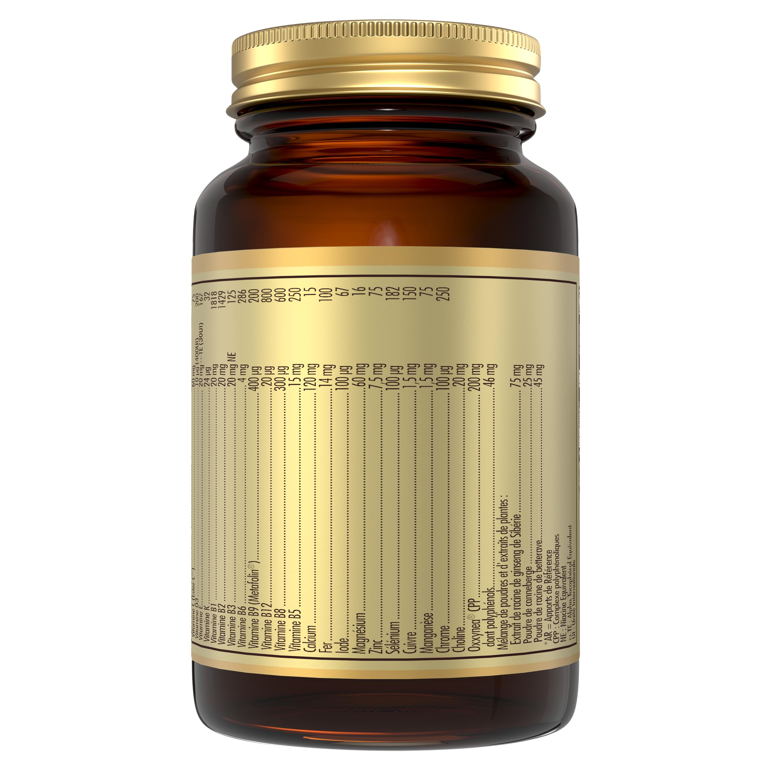 Solgar Multivitamine Femme – Réduction de la Fatigue – 13 vitamines et 9 minéraux – Zinc, Fer Bisglycinate, Phytonutriments Oxxynea – Source d'énergie – Complément Alimentaire – 60 gélules végétales