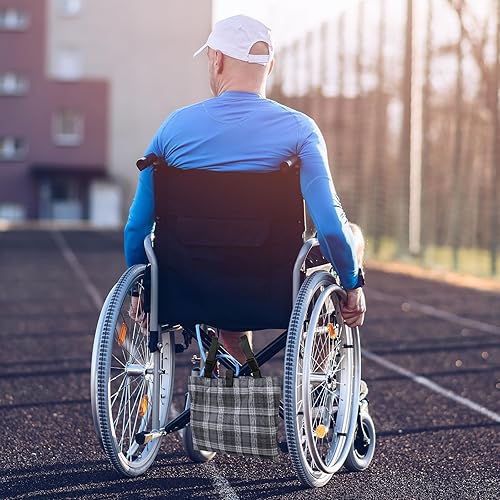 Miniatura 5 de 2 fundas de lona para bolsas de drenaje de orina para sillas de ruedas, silla, cama debajo de la cesta con correas ajustables para bolsas de Varios