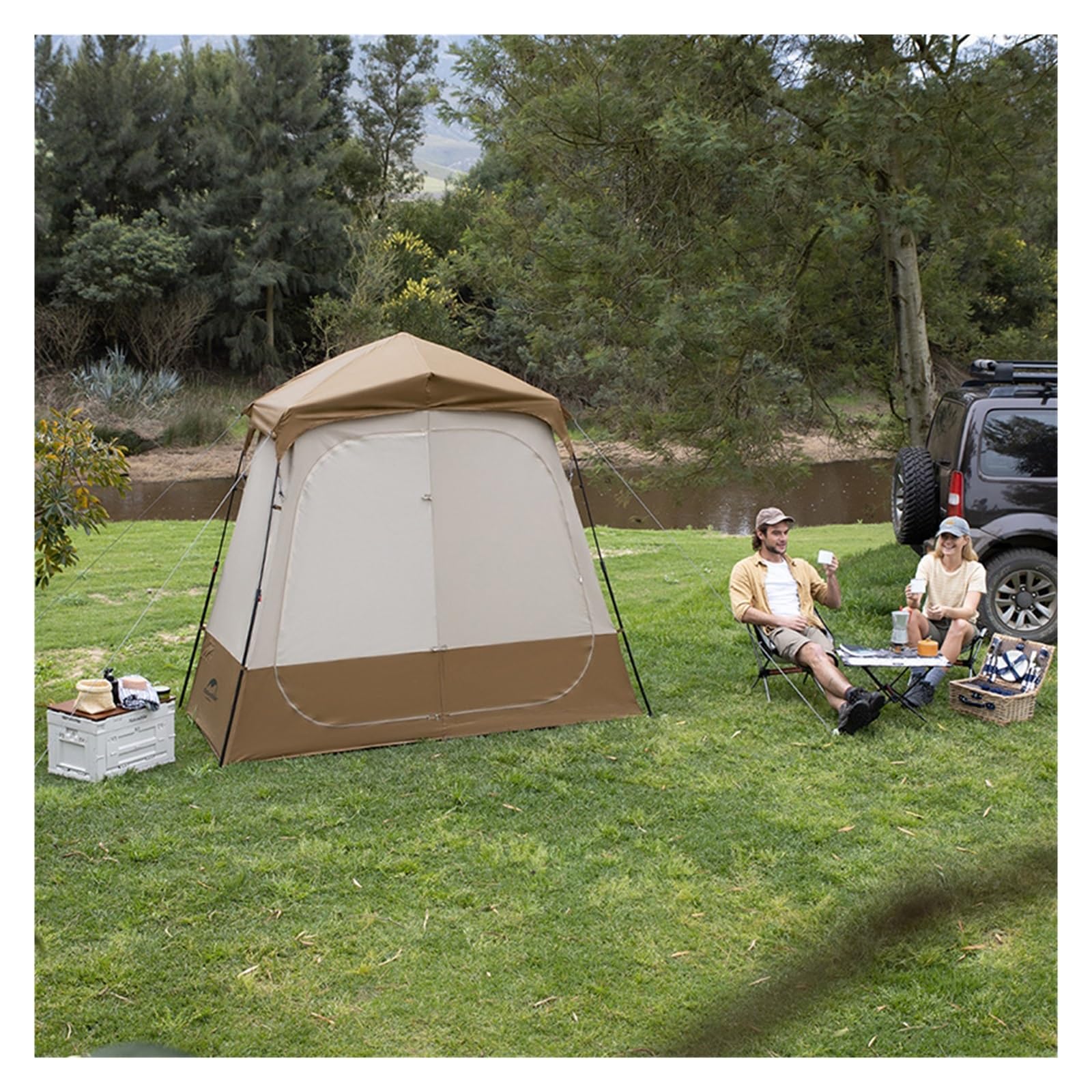 Camping-Zelt, Pop-up-Zelt ， Duschzelt Badewanne Umkleidekabine Zelt Unterschlupf Zelte Tragbares Outdoor-Campingzelt Campingzelt