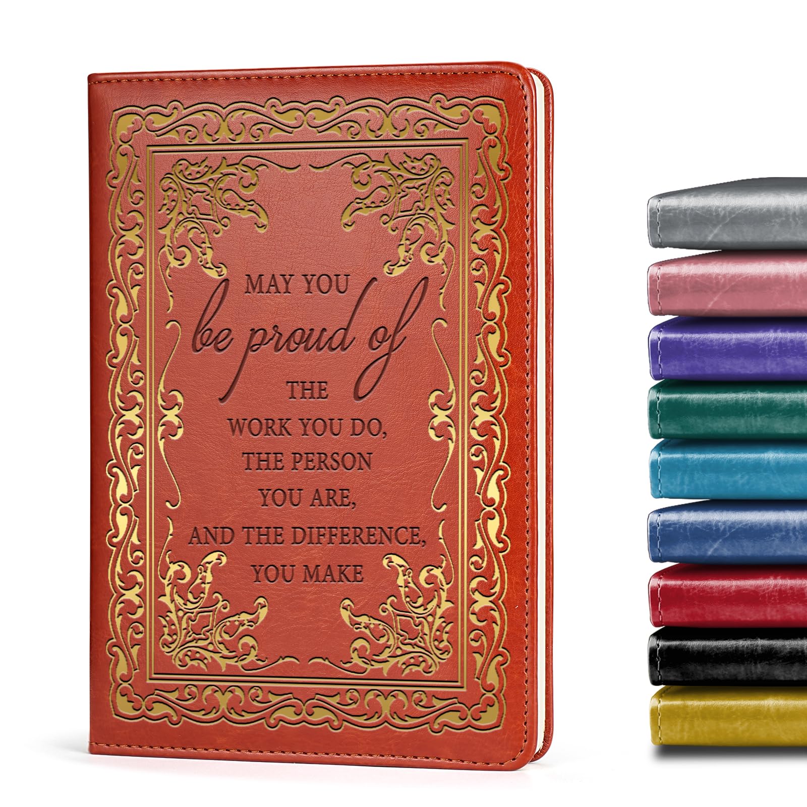 LBWCER Thank You gift May you be proud of the work you do, for Volunteer Staff Coach Nurse Teacher Social Worker Notebook Gift Travel Journal (May