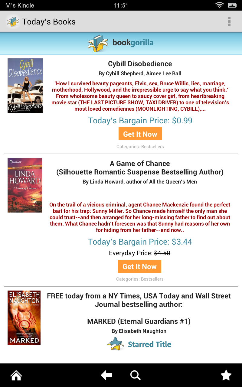 BookGorilla Free eBooks, Bestsellers, and Bargain eBooks for Kindle