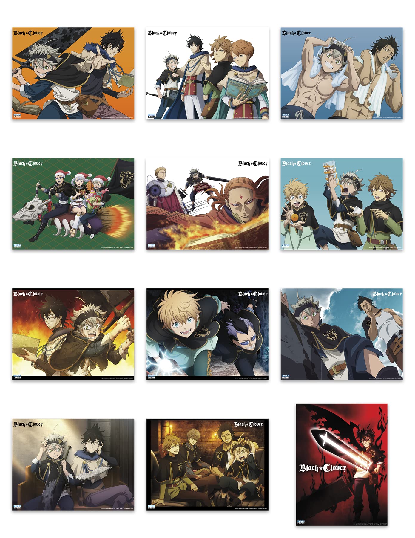 Amazon.com: Trends International Black Clover Poster Book : Office