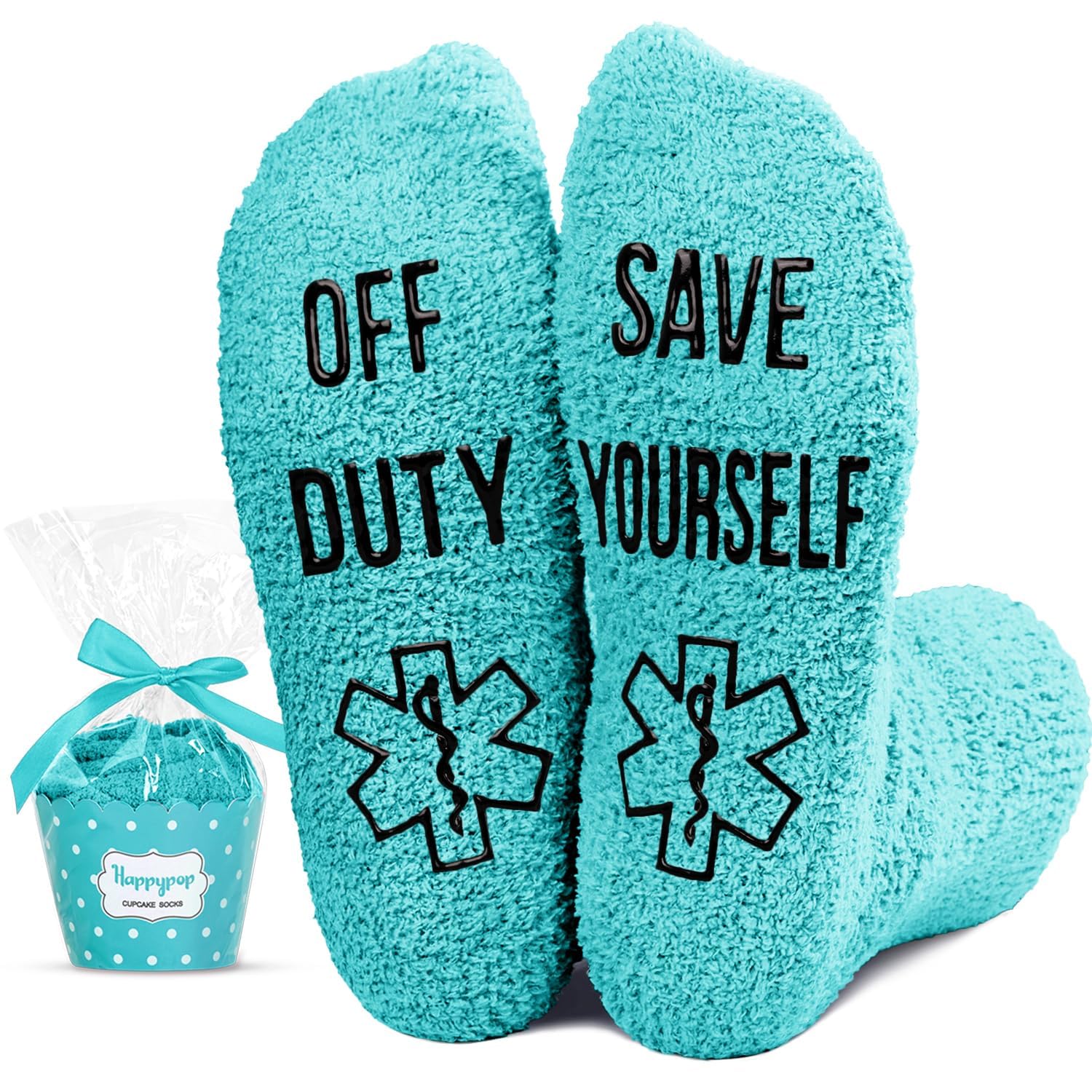 HAPPYPOP Nurse Gifts for Women Men - Doctor Veterinarian Dentist EMS Cancer Patients Socks