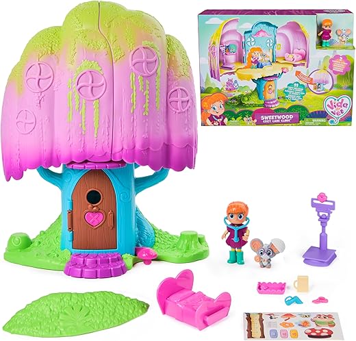 Vida the Vet, Veterinary Clinic, Play Set Tree with Action Figures, Dollhouse Furniture and Accessories, Toys for Girls Ages 3 and Up (Spin Master 6071763)