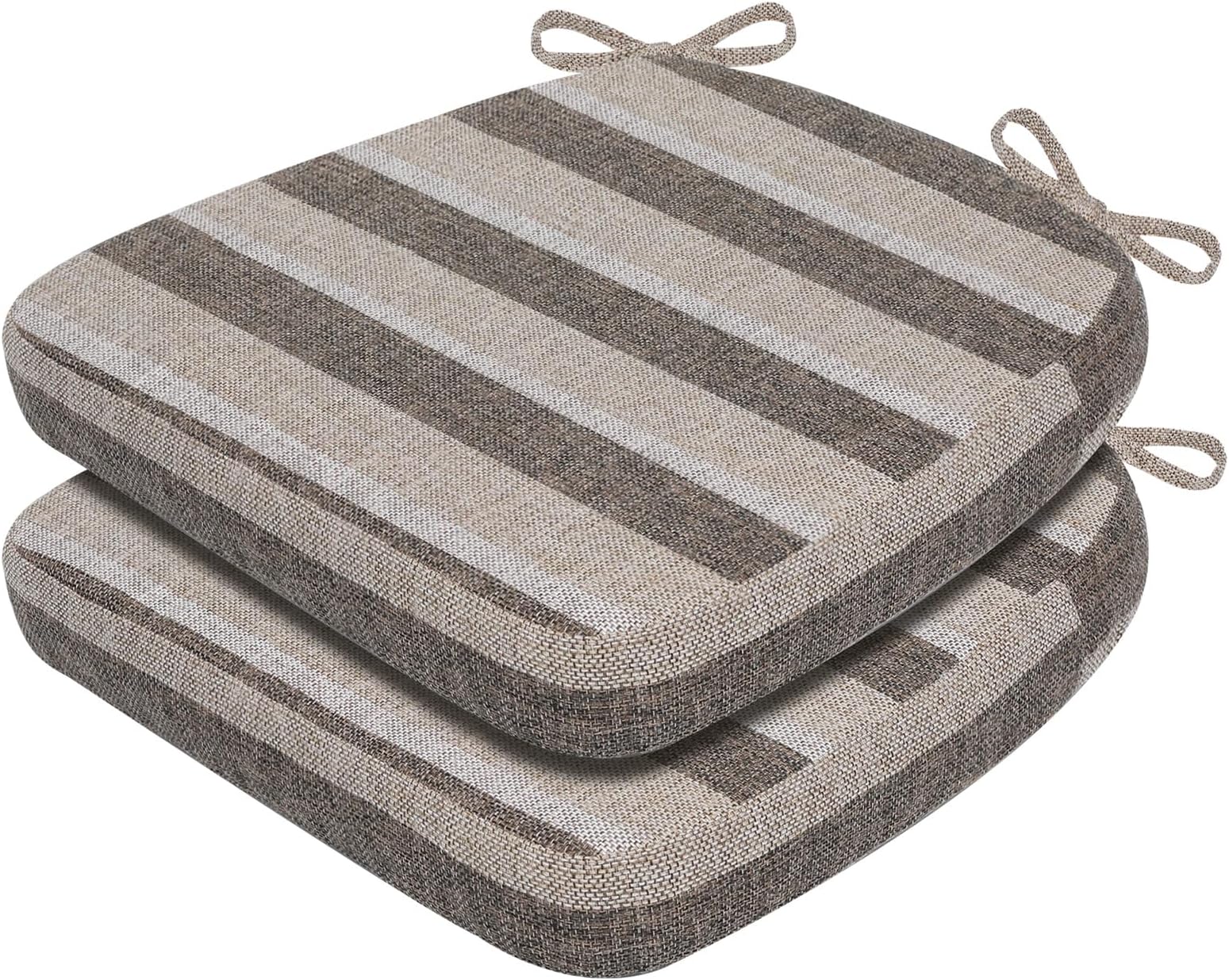 AAAAAcessories Chair Cushions for Dining Chairs, 17 x 16 x 2 in, Set of 2