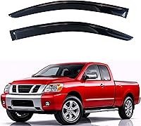 Vista 54 de KPY Moldura deflectora de viento con protección contra la lluvia compatible con GMC Terrain 2018-2023, 4 unidades, para ventana lateral, autoadhesiva