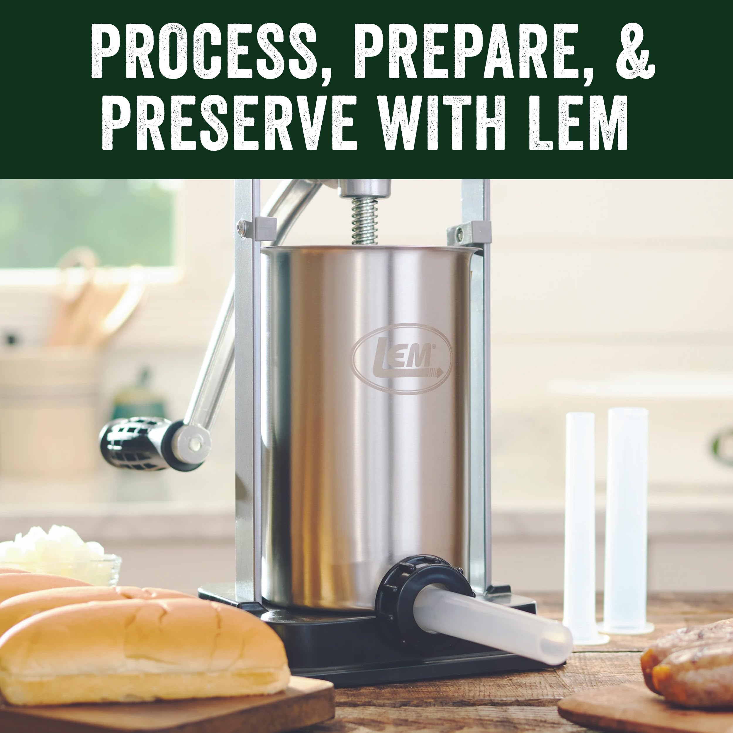 LEM Sausage Stuffer - Make Homemade Sausage! -7