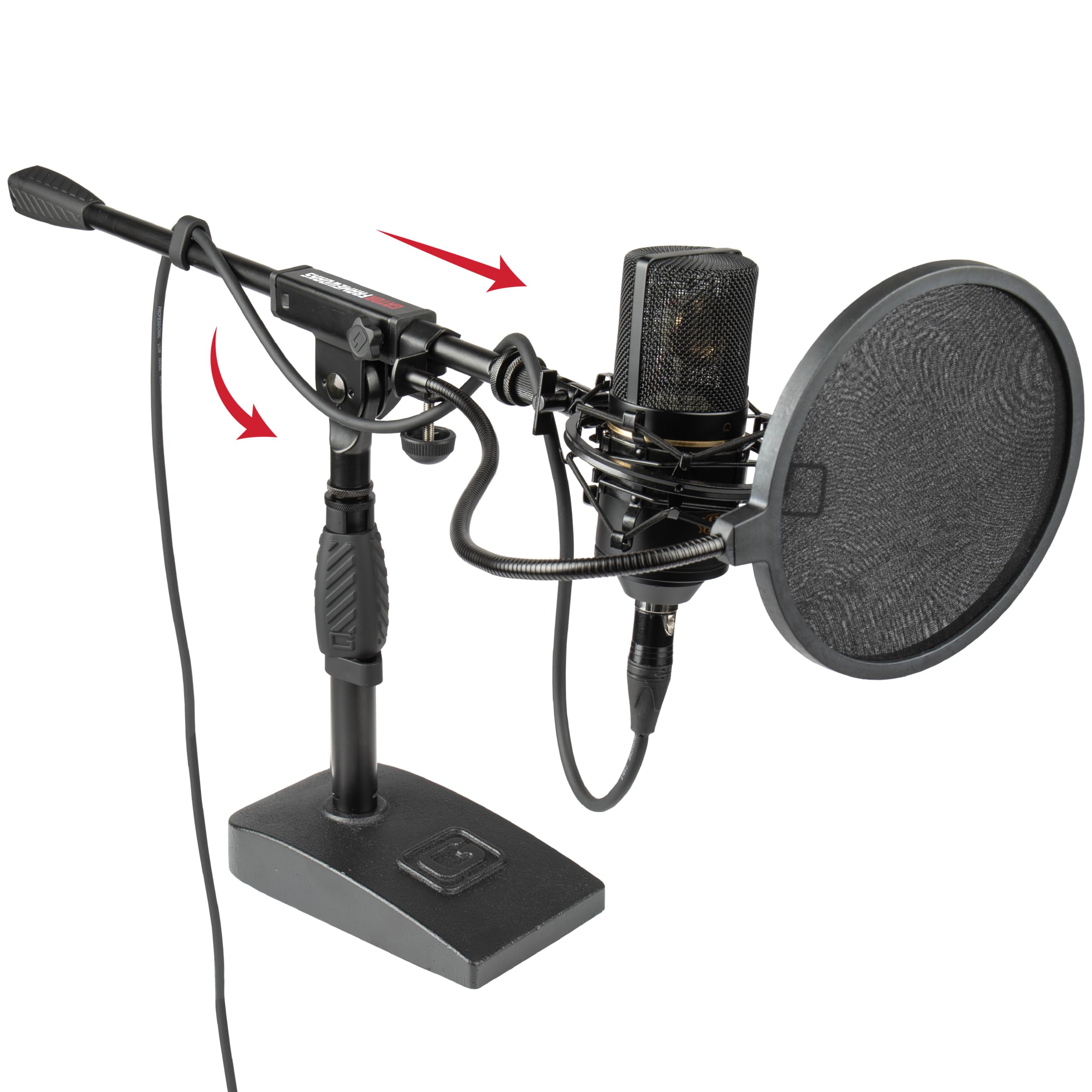 Amazon.com: Gator Frameworks Short Weighted Base Microphone Boom