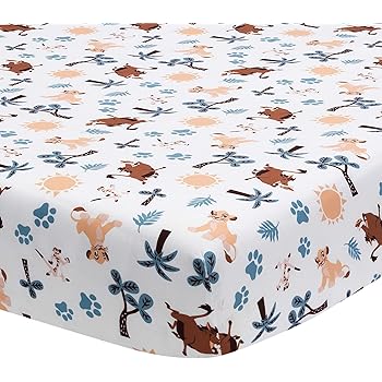 lion king crib sheet