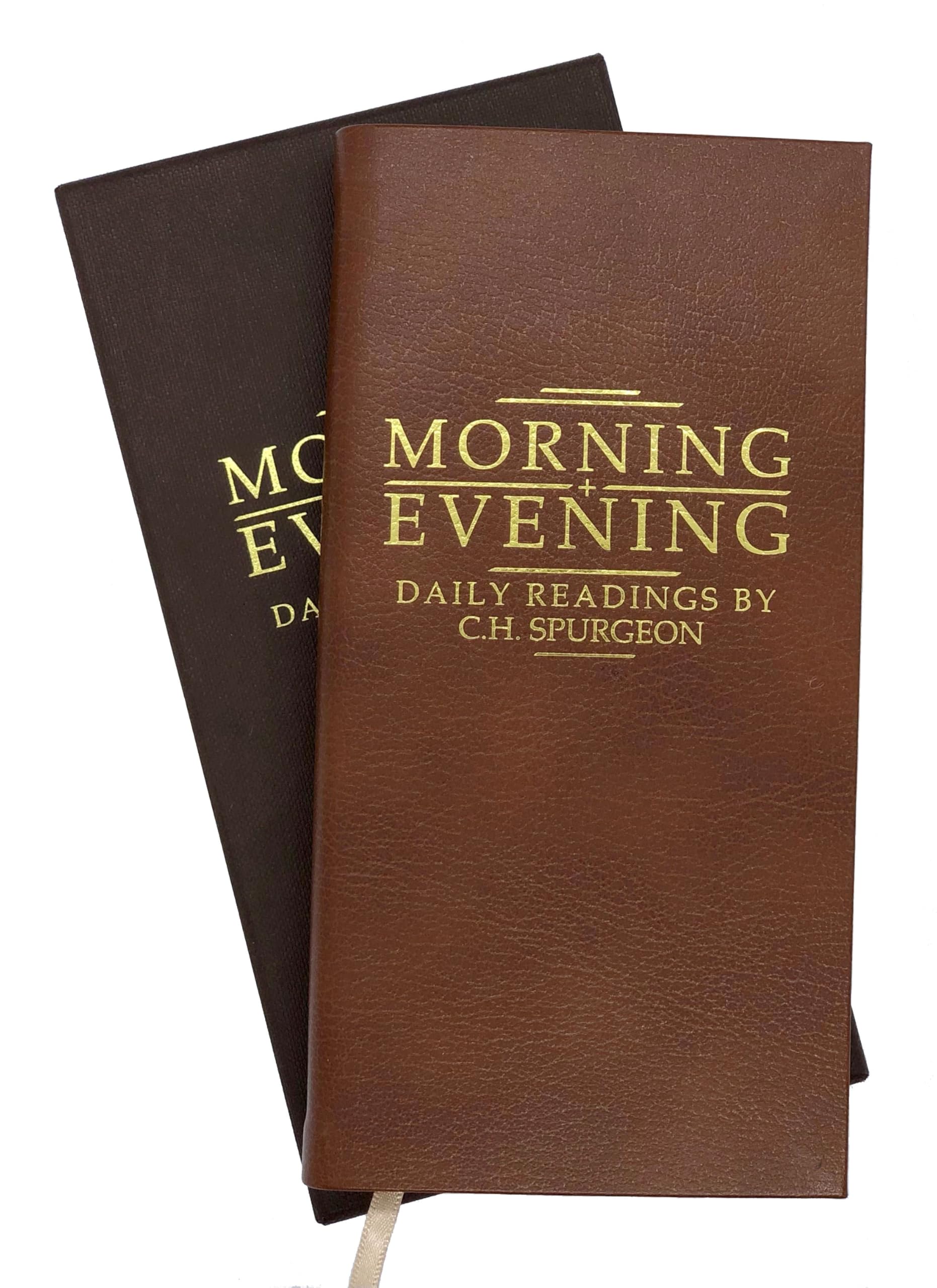 Morning and Evening Tan Leather : Daily Readings by C. H. Spurgeon