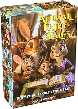 from Milana Anderson Award-Winning Author, Animal Fairy Tales, Storytelling Cards; A Story Card Set, 100 Flash Cards, Contemporary and Socially Relevant Story Box.