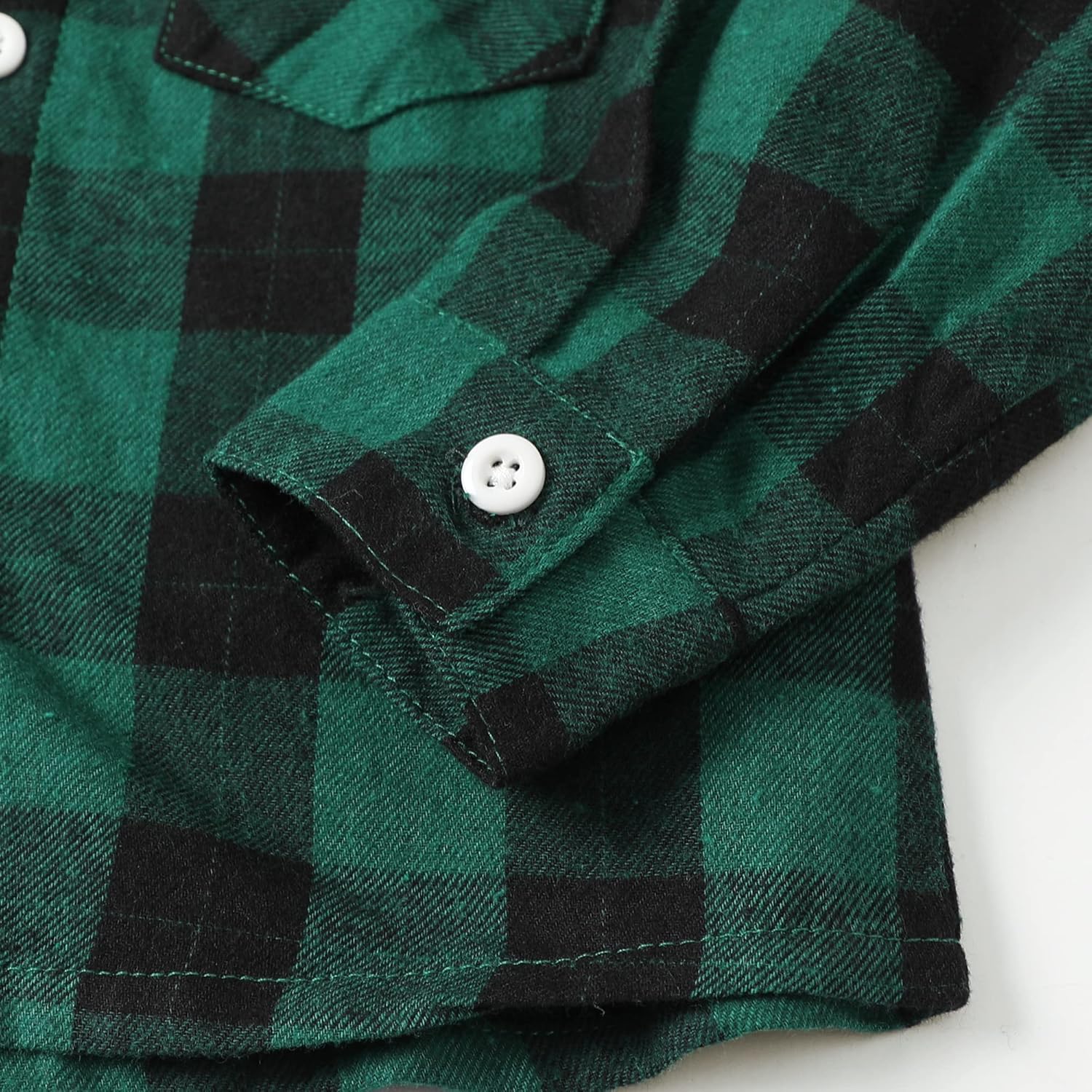Kids Toddler Boys Girls Plaid Button Down Shirt Baby Long Sleeve Flannel Shirts Collared Buffalo Plaid Jacket Top: Clothing, Shoes & Jewelry