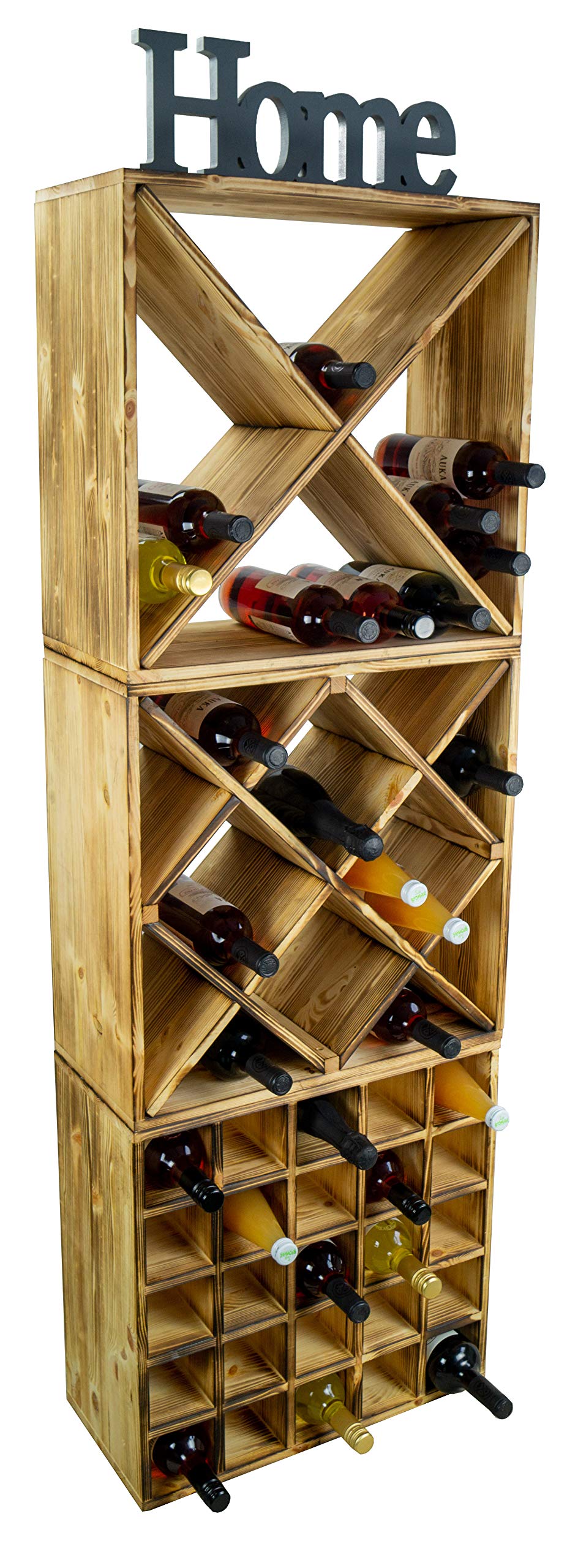 Kistenkolli Altes Land Grand Casier à Vin Flammé En 3 Versions