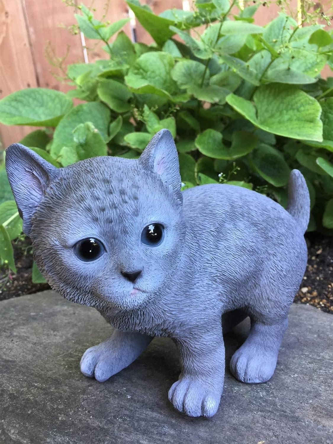 Hi-Line Gift Ltd Russian Blue Kitten Statue