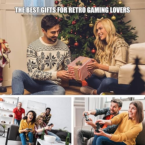 Miniatura 5 de Retro Game Console S2,Plug and Play Retro Game Stick Preinstalled with 12000+ Retro Stick Games,9 Classic Emulators,Mini and Portable Emulator