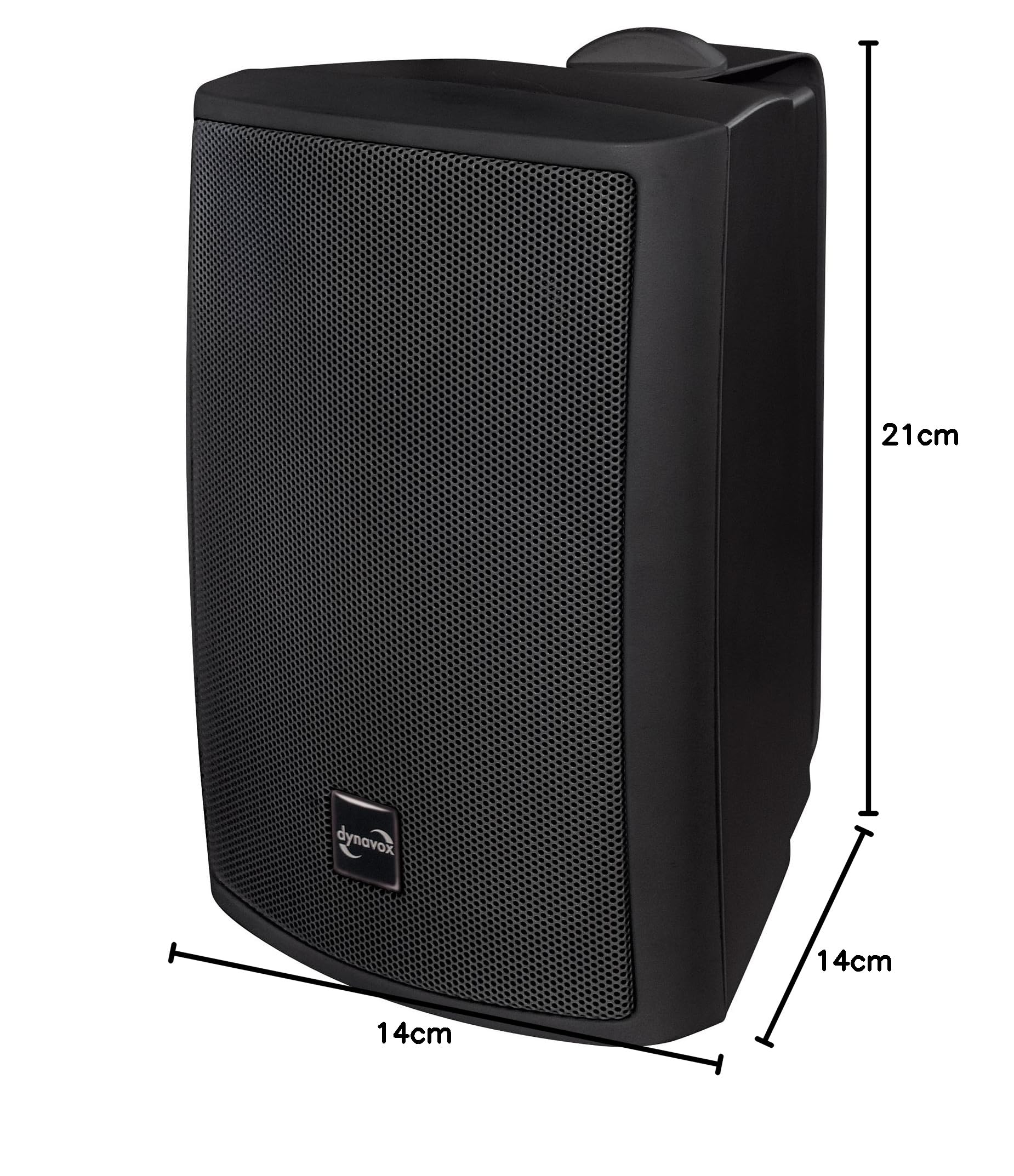 Dynavox PB402 HiFi Box mit Wandhalterung schwarz / Paar
