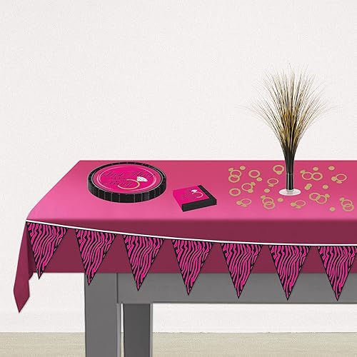 Miniatura 4 de Beistle Banner con estampado de cebra, 10 pulgadas por 12 pies