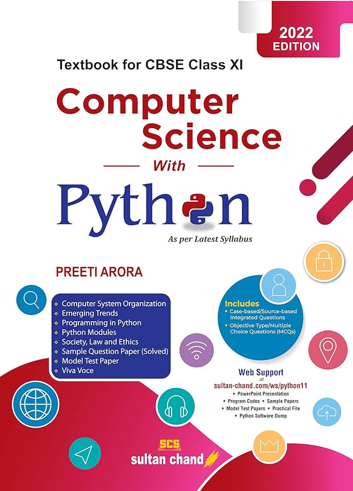 Computer Science With Python Textbook For Class 11 By, 03/04/2024