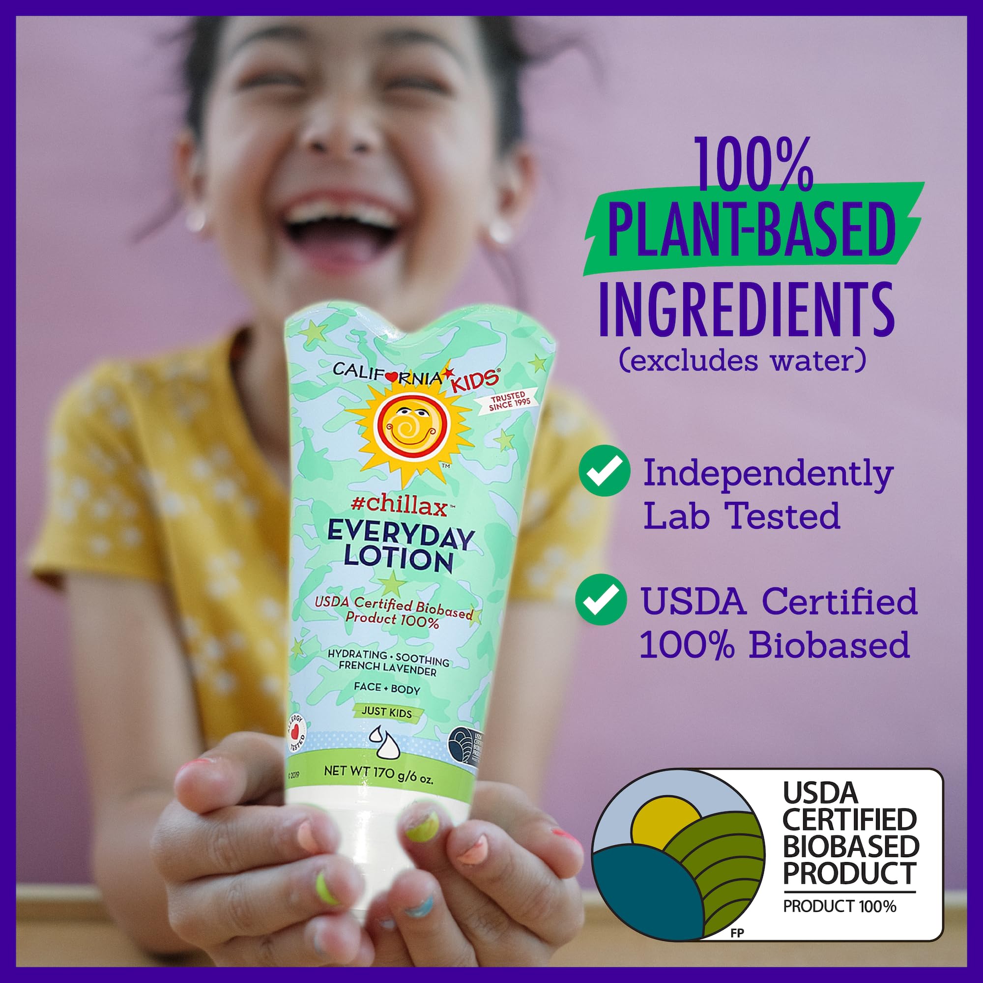 キッズクリーム Amazon.com: California Kids Lotion | #Chillax | 100% Plant-Based