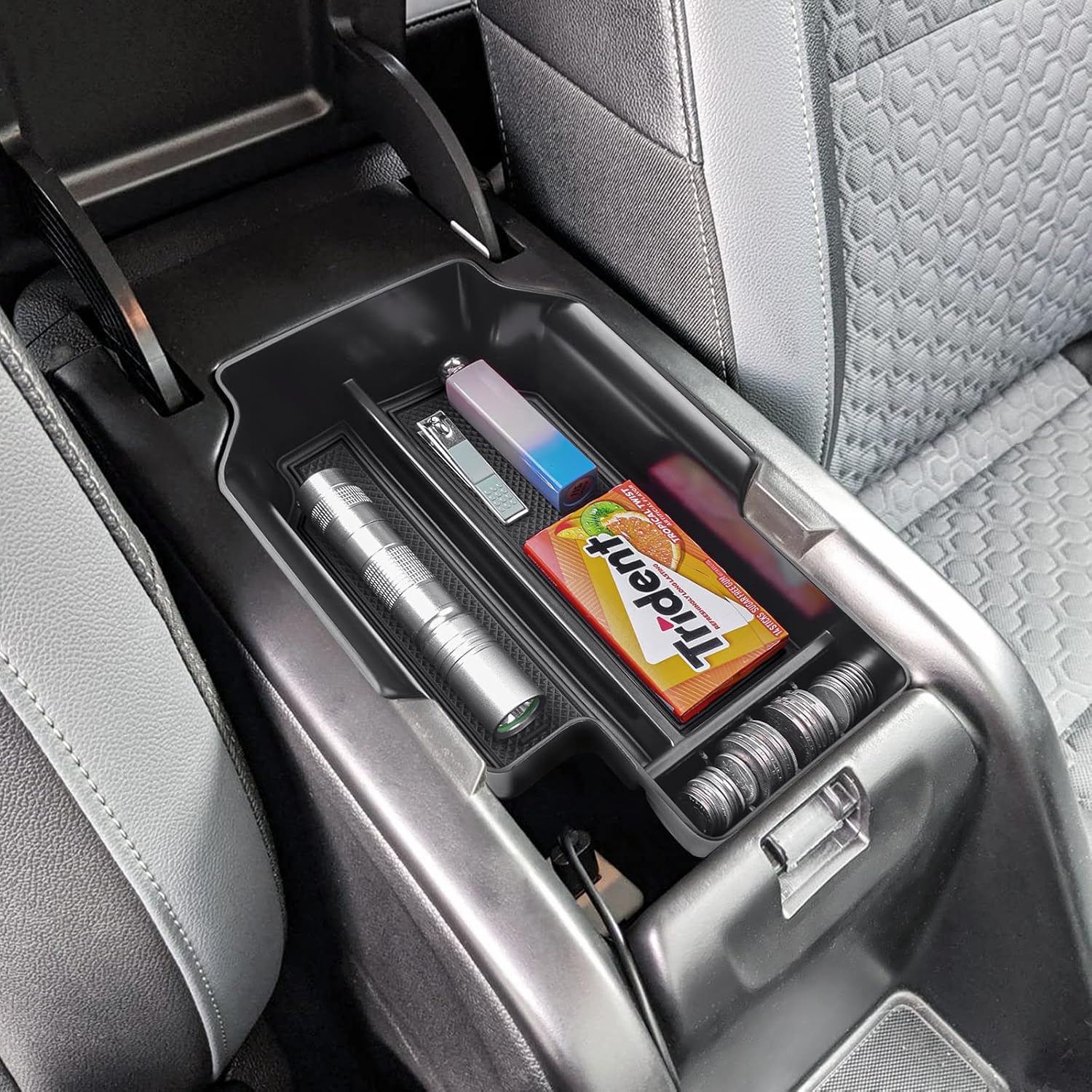 TACORBO Center Console Organizer and Center Console Hanging Storage Organizer Compatible with Chevy Colorado/GMC Canyon Accessories 2015-2020 2021 2022