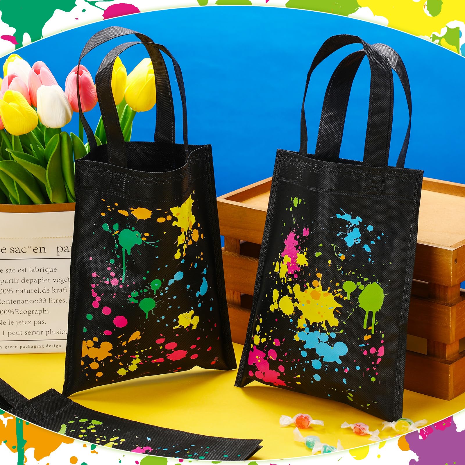 12 Mini Tubi Neon A Forma Di Stella Con Soluzione Liquida A