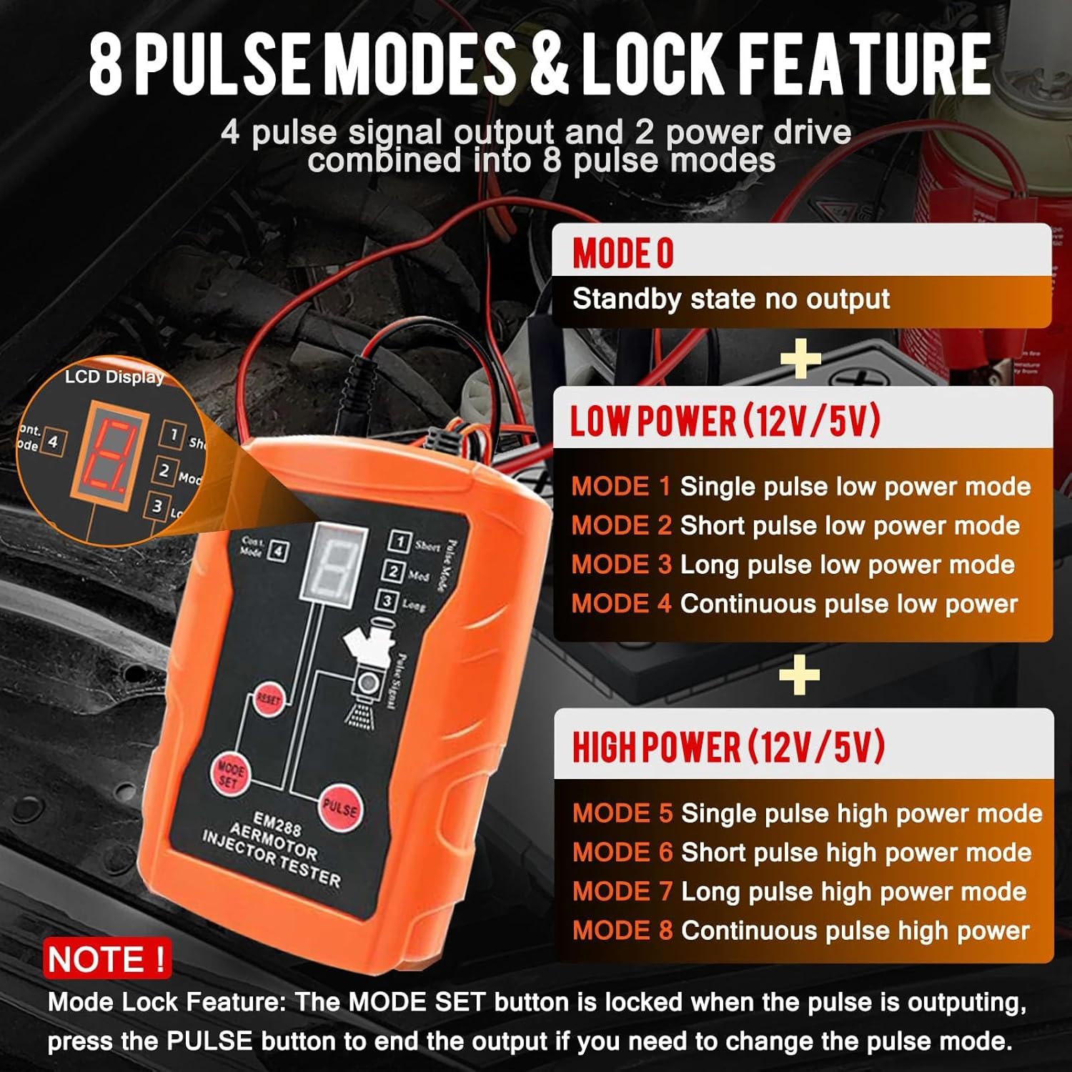Efficiency Oil Injectors Cleaning Set with Sprayer Pattern Analysis for Auto Repair Injectors Tester Cleaner Automotive Diagnostic Tool Portable Injector Tester Car Maintenance