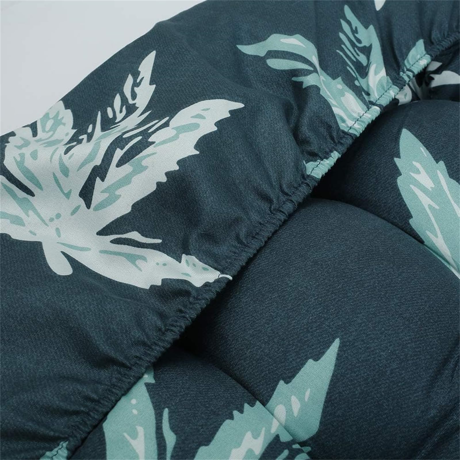 Cuscino per Sdraio Lettino,Cuscino per Sdraio da Giardino Cuscino Sdraio Imbottita Relax con Cappuccio Antiscivolo Hawaiano Stile per Salotto Sala Spiaggia Giardino 170x53x8cm