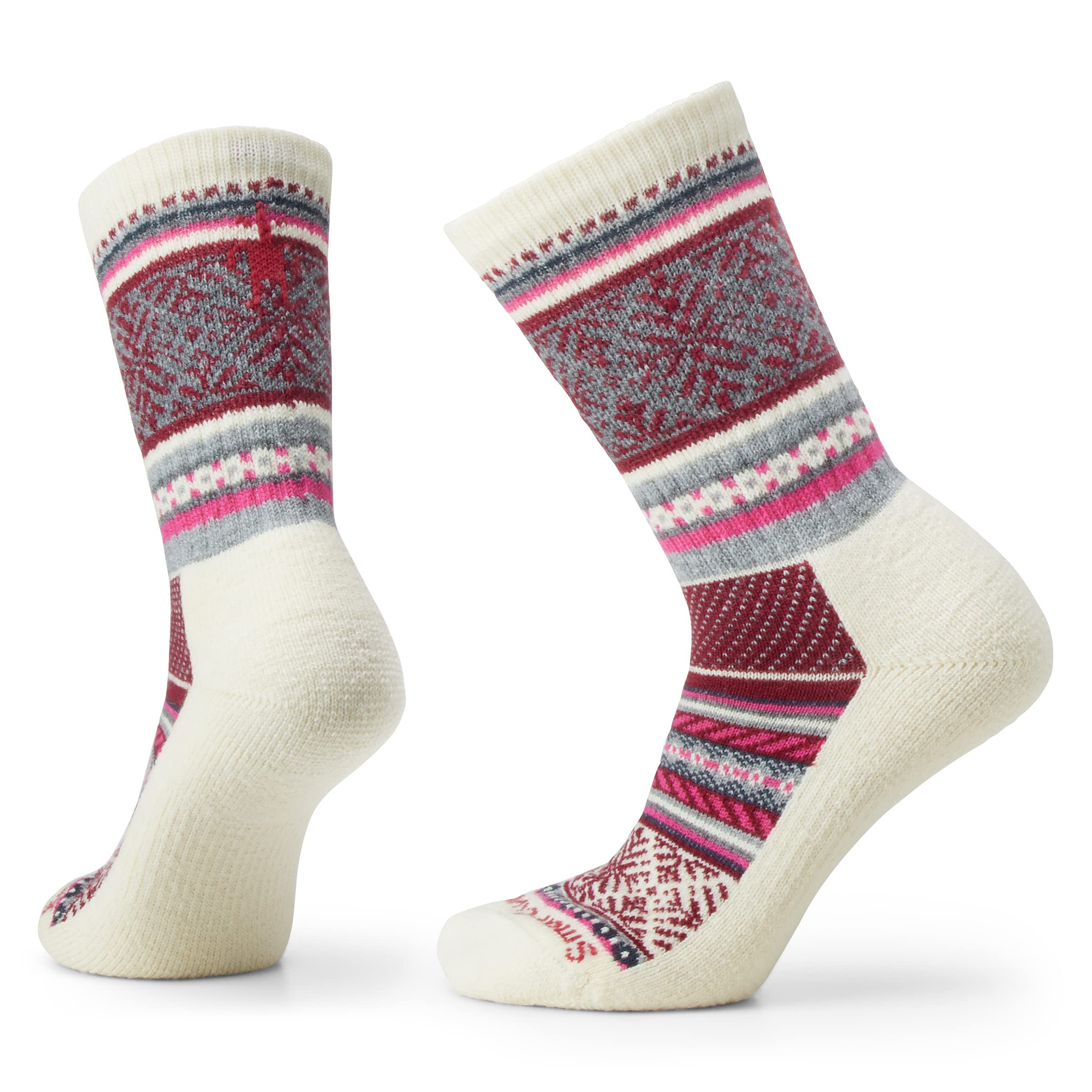 Smartwool Unisex Everyday Fair Isle Sweater Crew Socks Alltägliche Fair-Isle-Pullover-Crew-Socken
