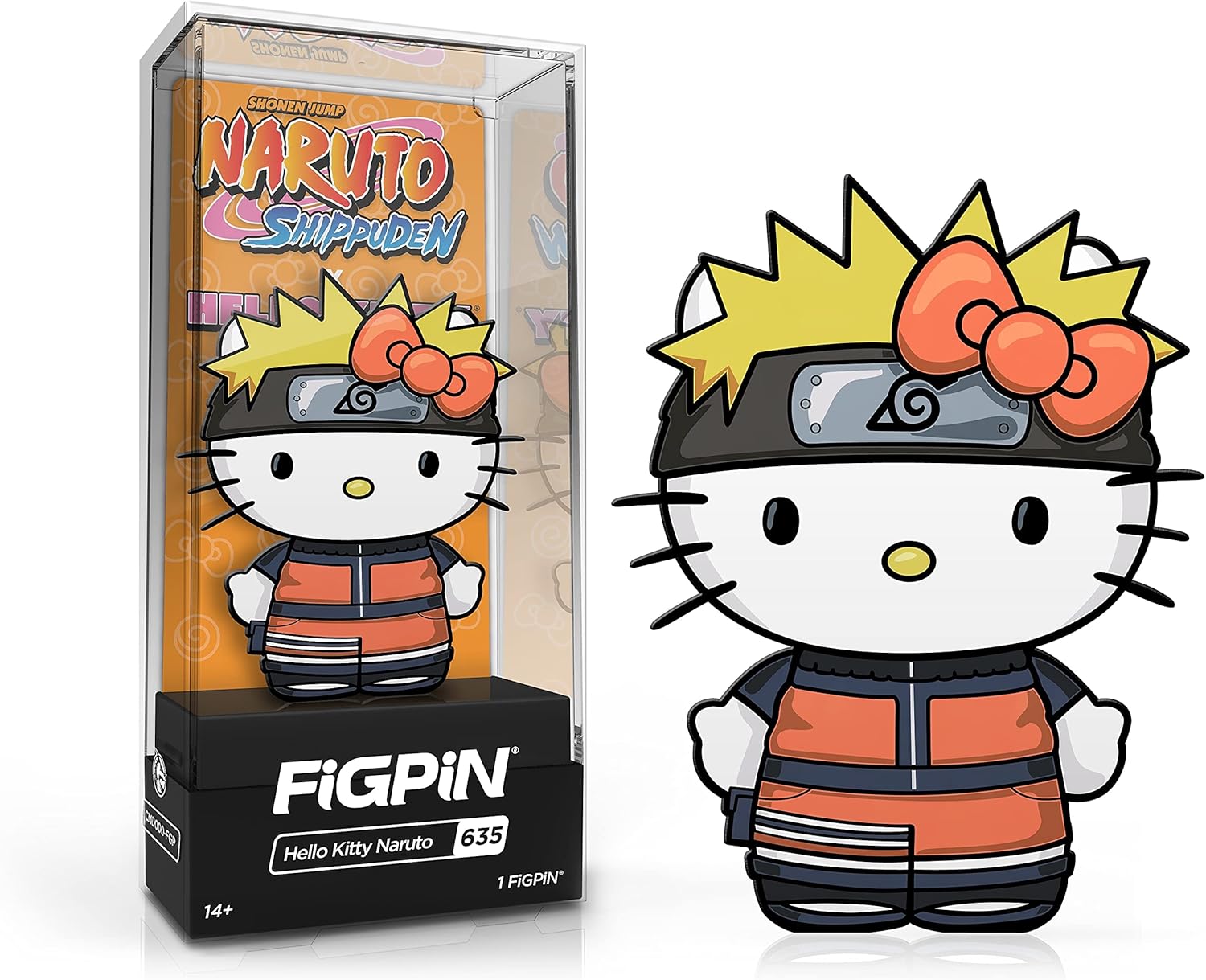 FiGPiN Classic Hello Kitty Naruto #635 Naruto Shippuden x Hello Kitty and Friends