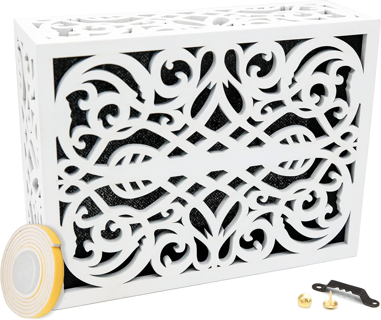 Beaute Wooden Doorbell Chime Cover in Classic Corinthian Design