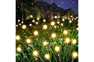 4-Pack Solar Garden Lights Outdoor, Wind Dance Solar Lights