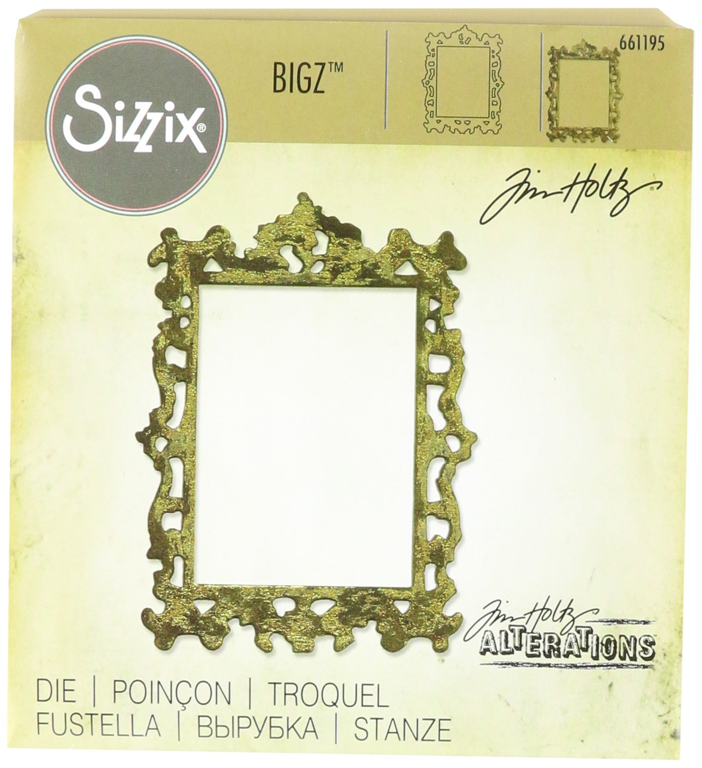 Sizzix 661195 Ornate Frame #2 Bigz Die by Tim Holtz : Amazon.sg: Toys