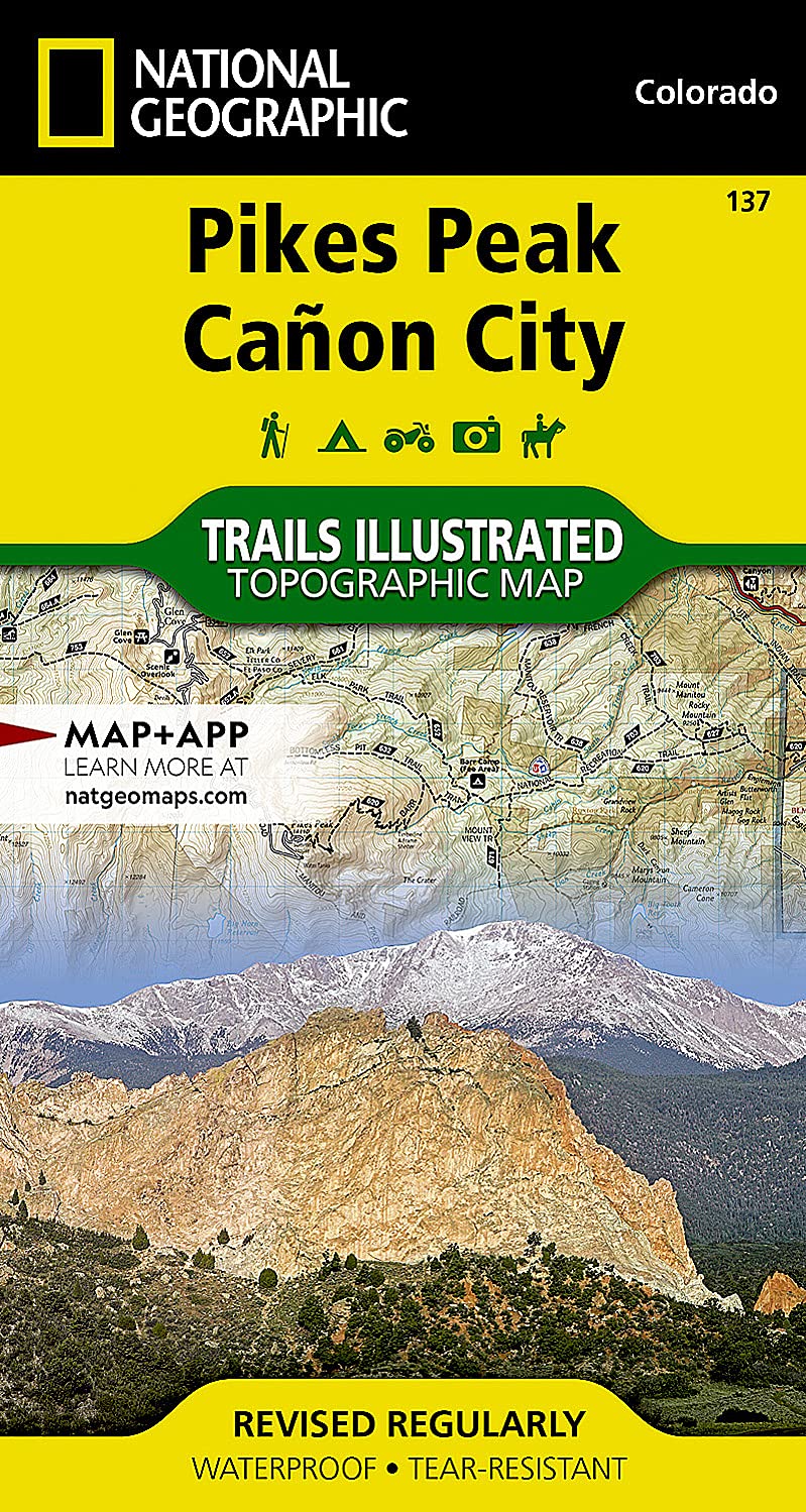 Pikes Peak, Cañon City Map