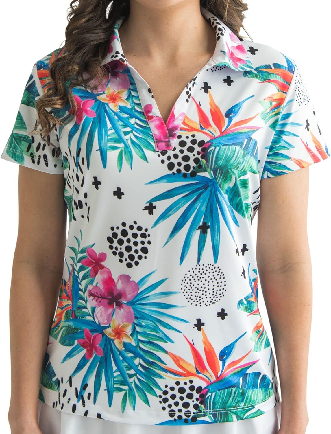 YATTA GOLF Premium Golf Polo Shirts for Women Lightweight, Quick Dry