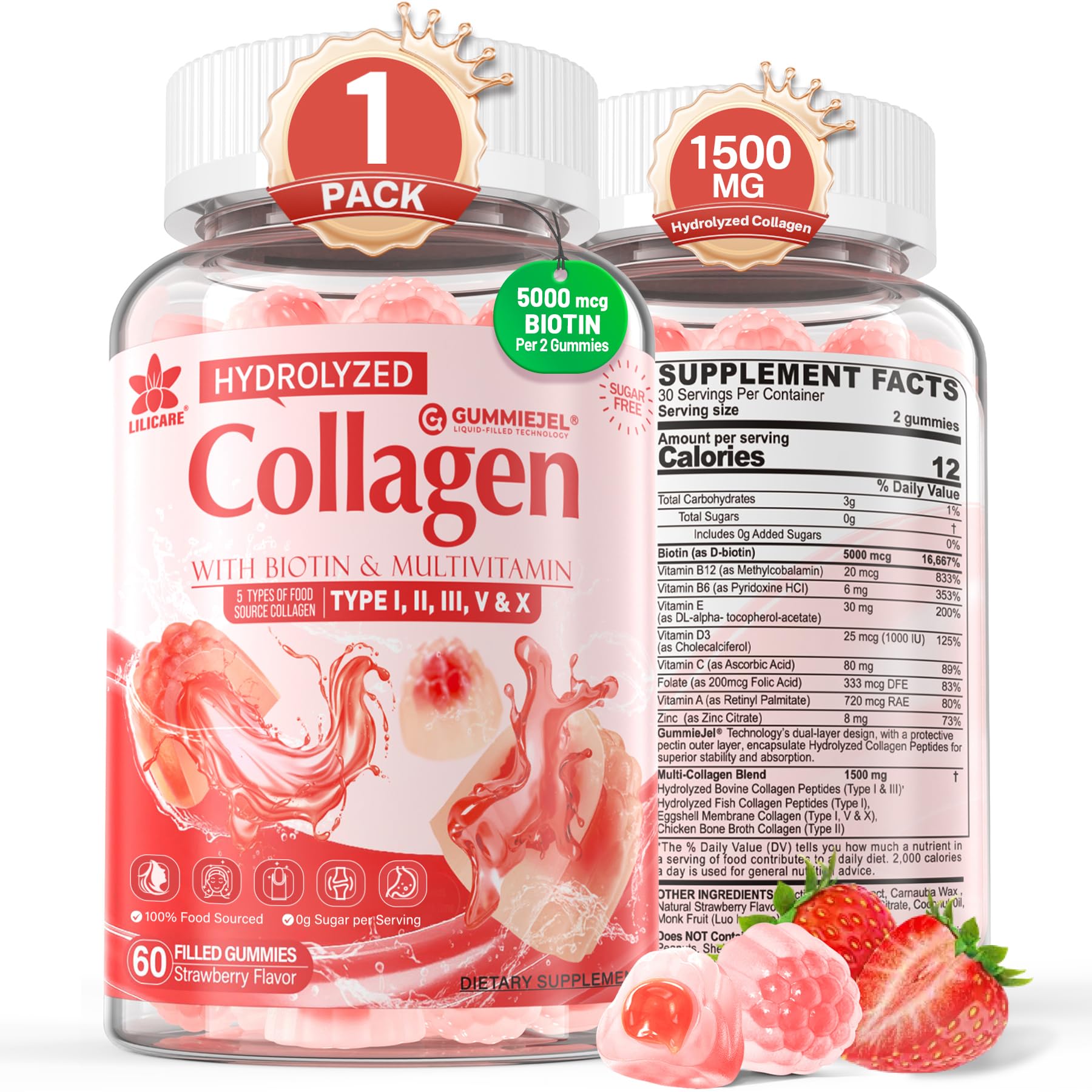 LILICARE Collagen Peptide Gummies