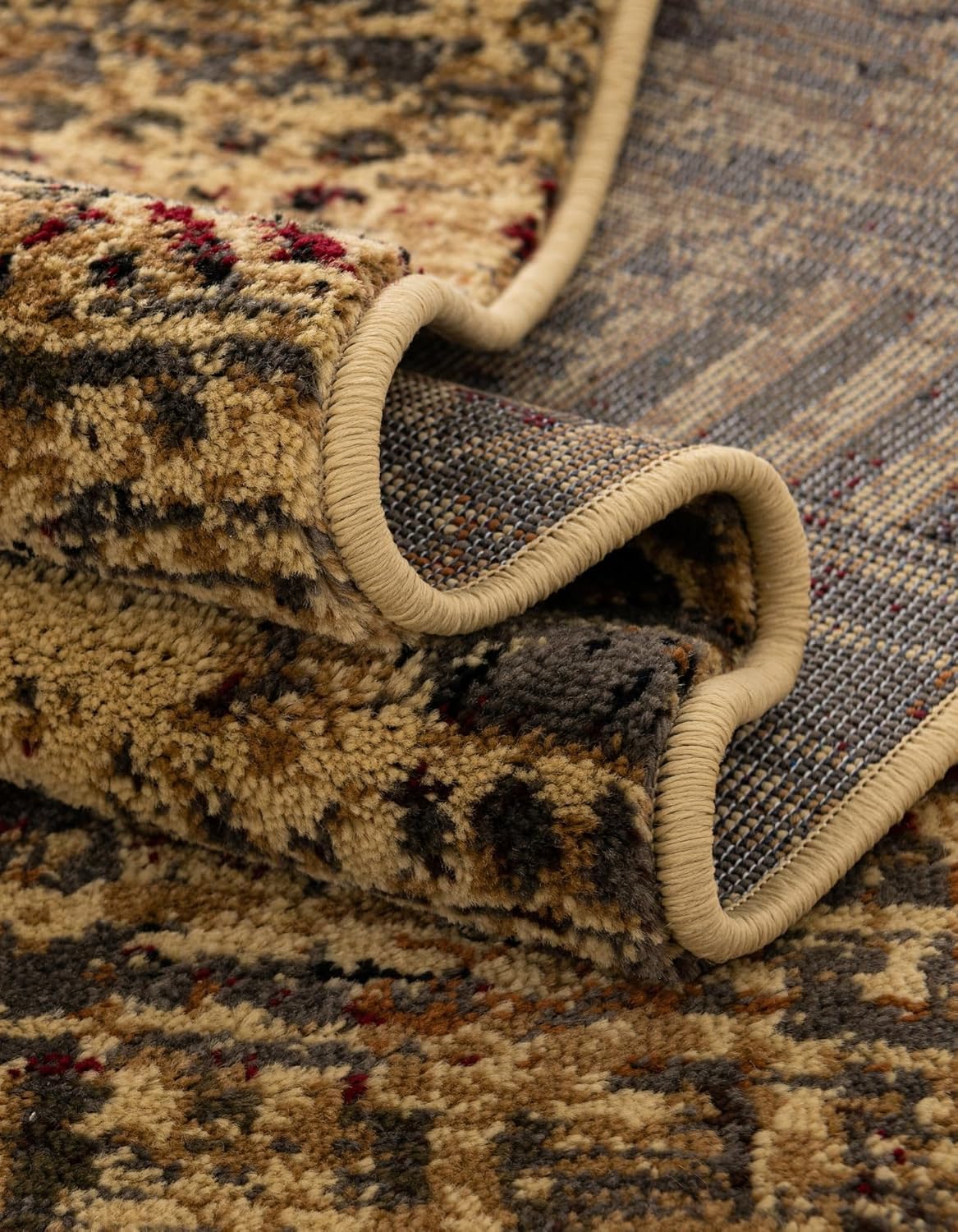 Unique Loom Saturn Collection Area Rug - Relay (10' x 13' 1" Rectangle Beige/Cream)