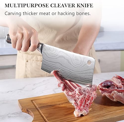 Miniatura 2 de PAUDIN Cuchillo de carnicero + cuchillo de chef