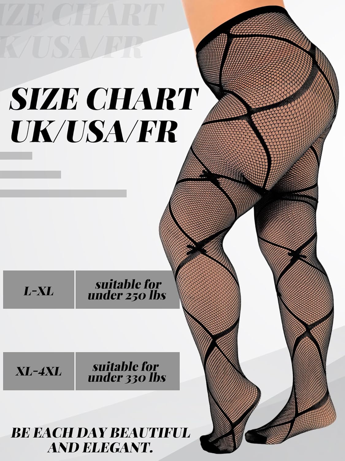 Geyoga Pair Plus Size Rhinestone Fishnets Bhutan Ubuy