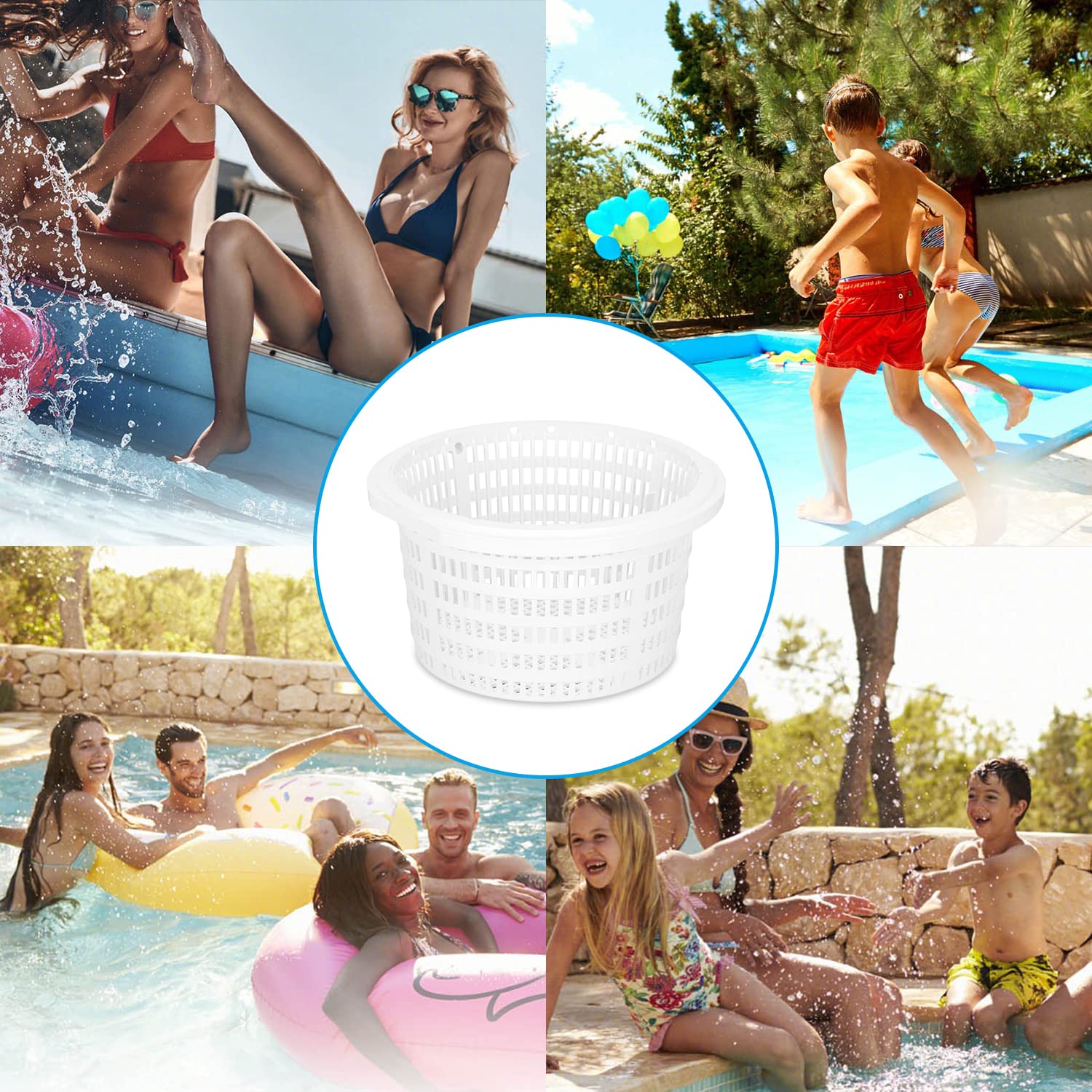 Accesorios de Piscina, Canasta de Escoria de la Piscina Skimmer de Piscina Skimmer de Piscina ​Repuesto para Piscina de Tierra (#2)