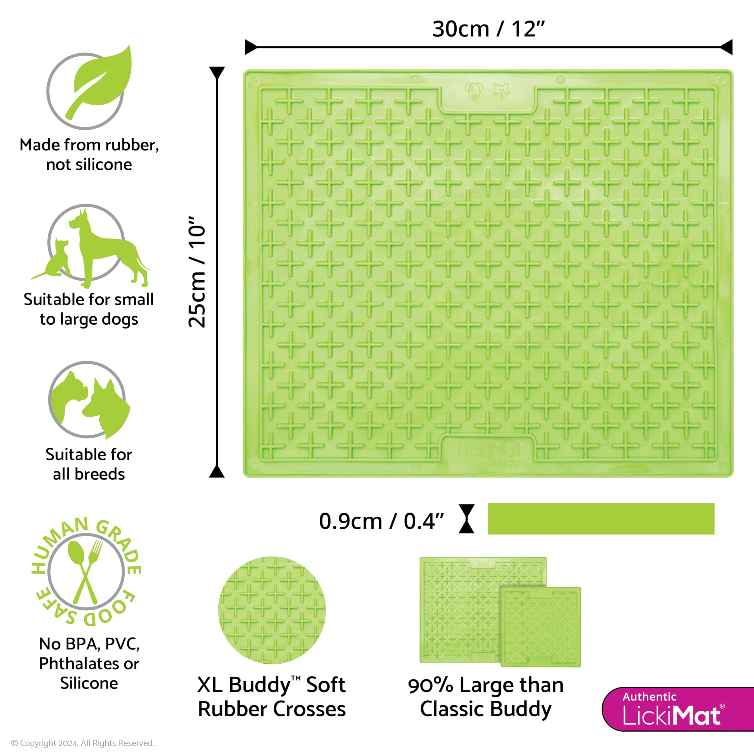 Amazon.com: LickiMat X Large Breed Buddy Dog Lick Mat, Dog Calmer Amazon.com: LickiMat X Large Breed Buddy Dog Lick Mat, Dog Calmer