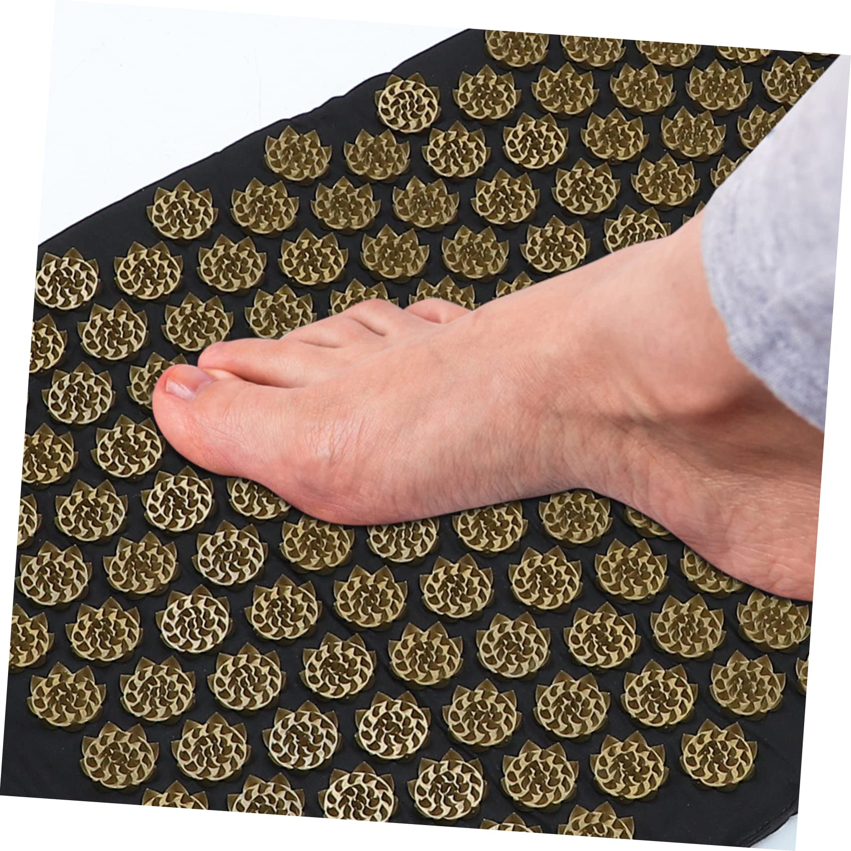 Juego de 2 Piezas de Esterilla de Acupresión con Almohada Masajeadora, Material de Algodón y Abs, Fácil Almacenamiento con Bolsa para Spa y Masaje para Dos