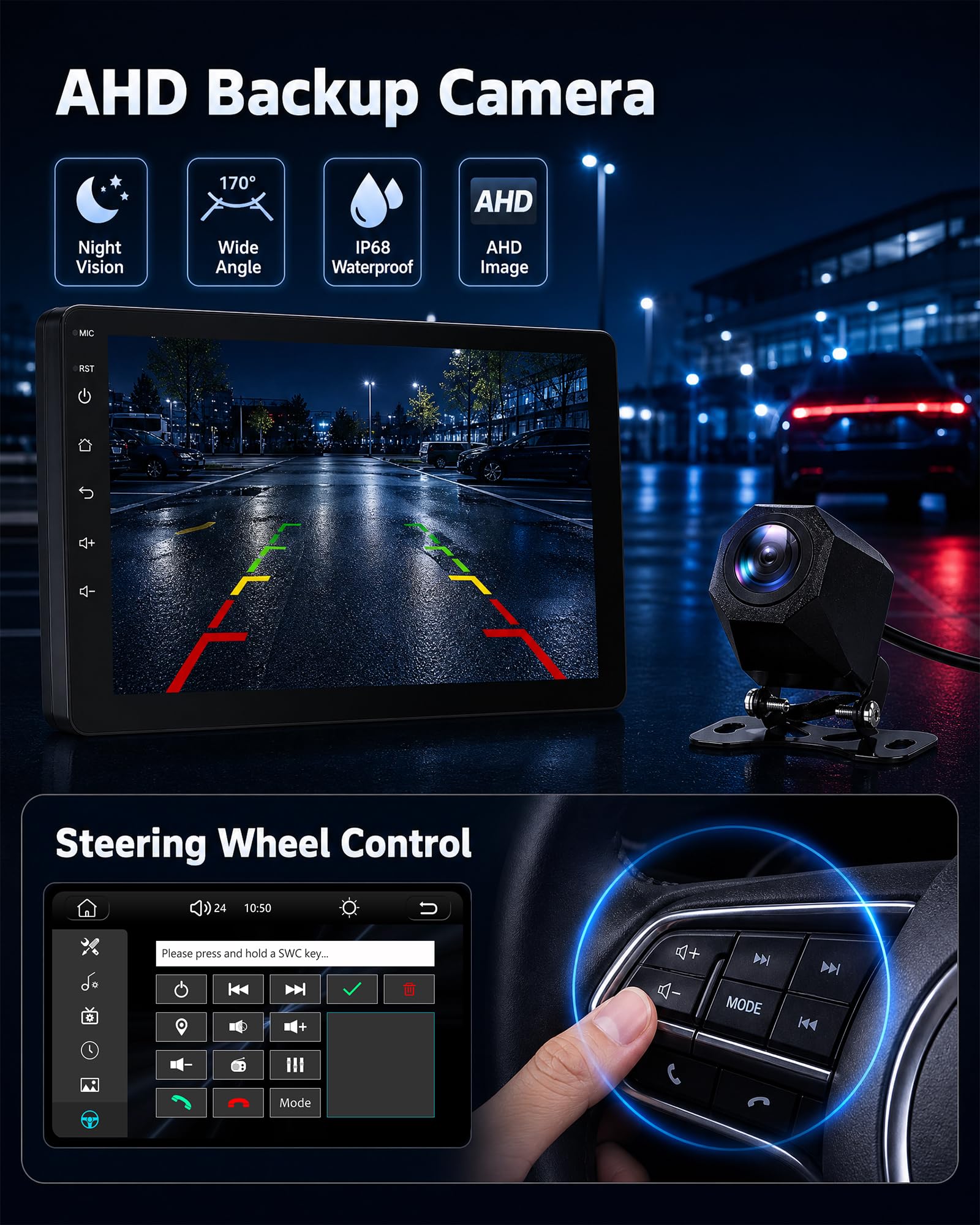 SIXWIN Autoradio Nissan Qashqai J10 2006-2016, Schermo Touch 9" IPS HD, Radio Auto con CarPlay senza Fili e Android Auto,Vi-Link, Bluetooth, FM RDS, DSP, USB,Supporto Volante e Telecamera(Grigio)