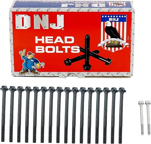 DNJ HBK3136 Kit de pernos de cabeza para Buick, Cadillac, Chevrolet, GMC, Pontiac, Saab, Saturn, Suzuki 9-3, 9-4X, 9-5 2.8L-3.6L V6 24V DOHC 3564cc