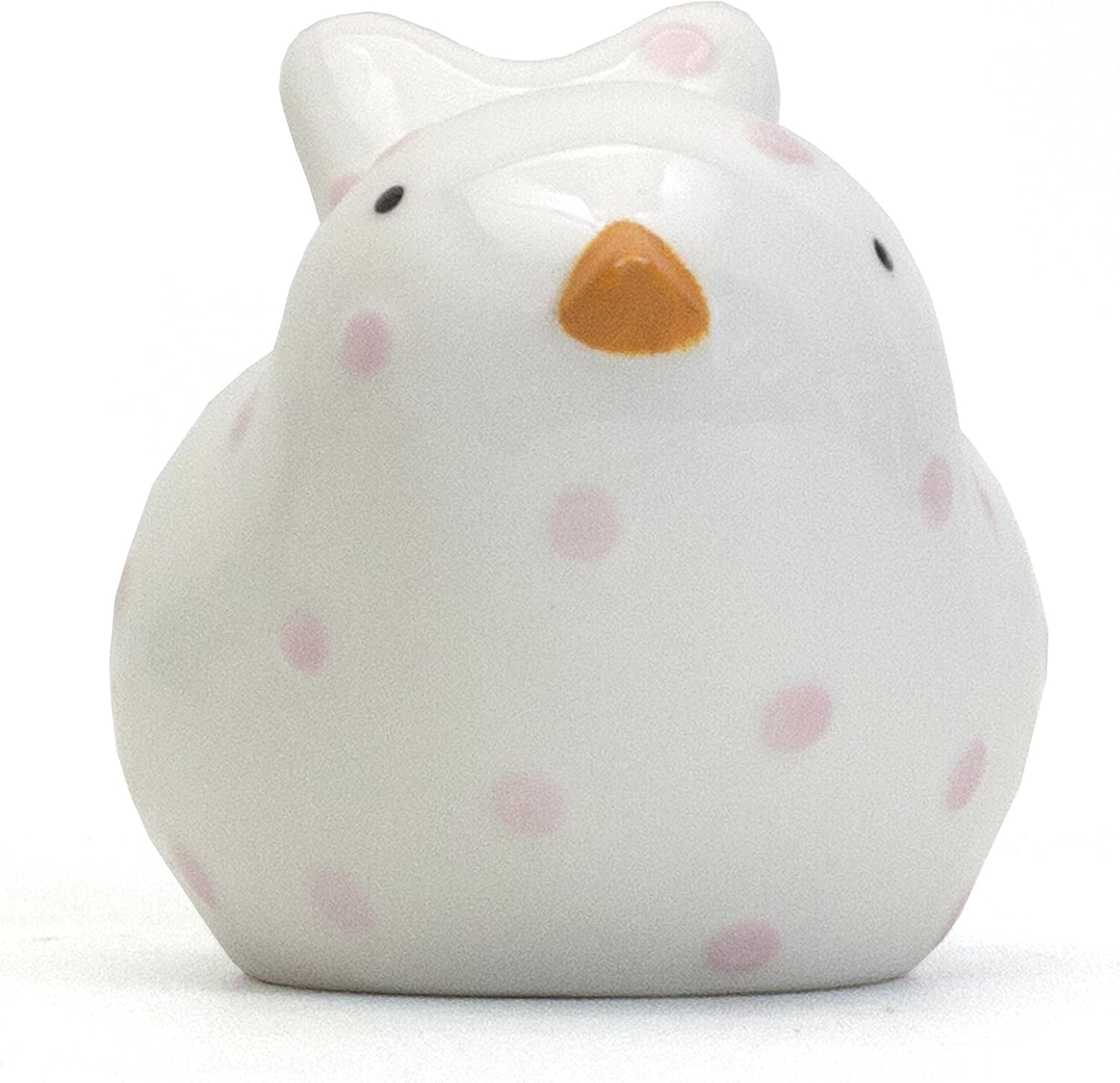 Child to Cherish Ceramic Dotted Birdie Piggy Bank, Pink