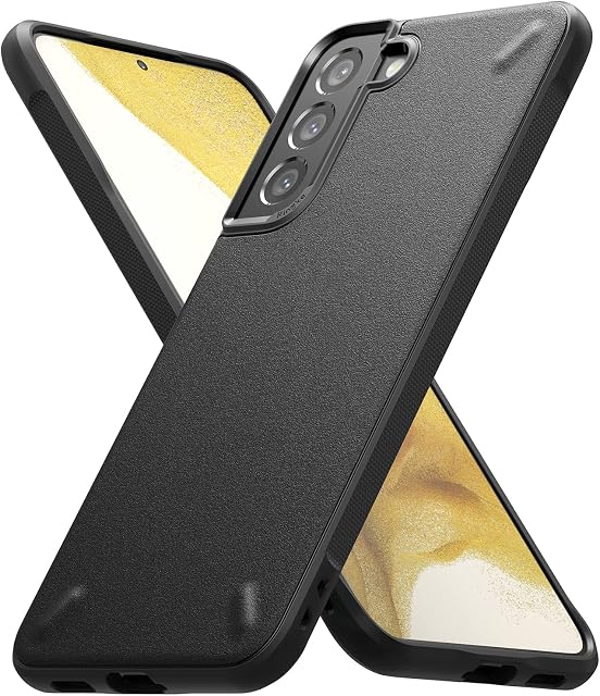 Ringke Onyx Compatible with Samsung Galaxy S22 5G Case (2022), Rugged Shockproof Non-Slip TPU Slim Thin Phone Cover for S22 6.1-Inch - Black