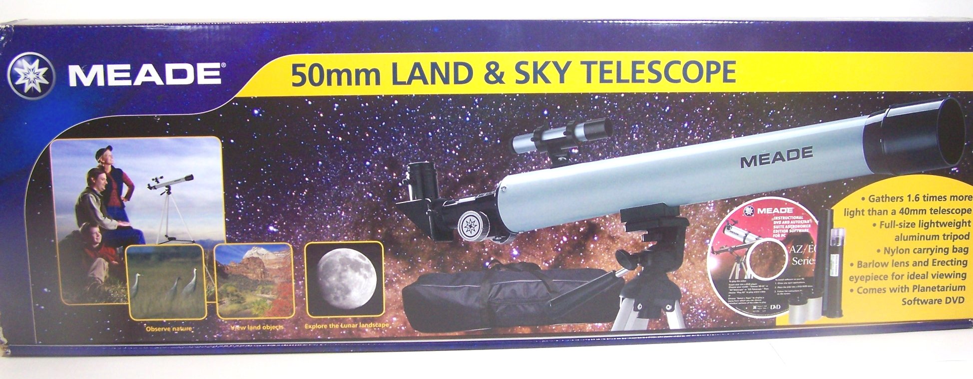 Amazon.com: Meade 50mm AZ-P Altazimuth Refractor Telescope with 2