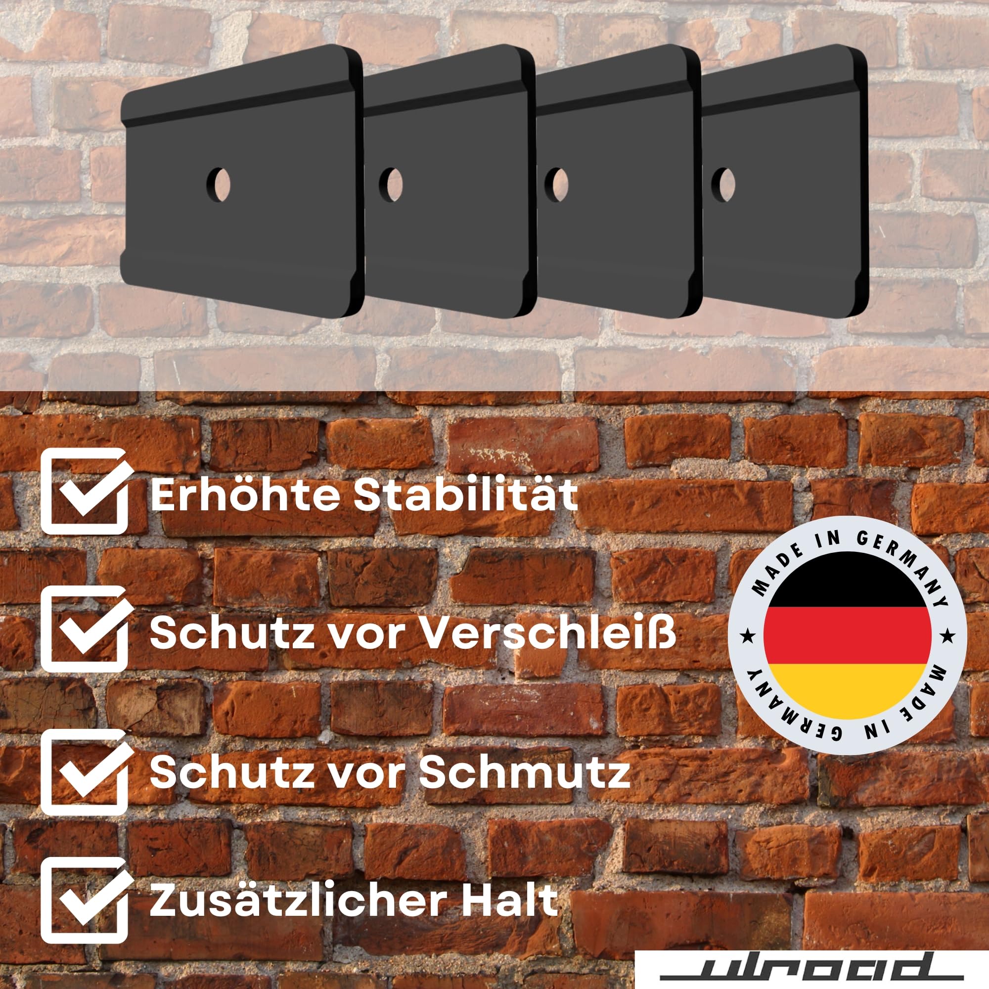 Zurrösen zur Ladungssicherung + Führungsbügel Abdeckung Schiene passend für VW T5 T6 Multivan Transporter California Profilschienen Multiflexboard Sitzschiene Profilschiene Zubehör Innenraum
